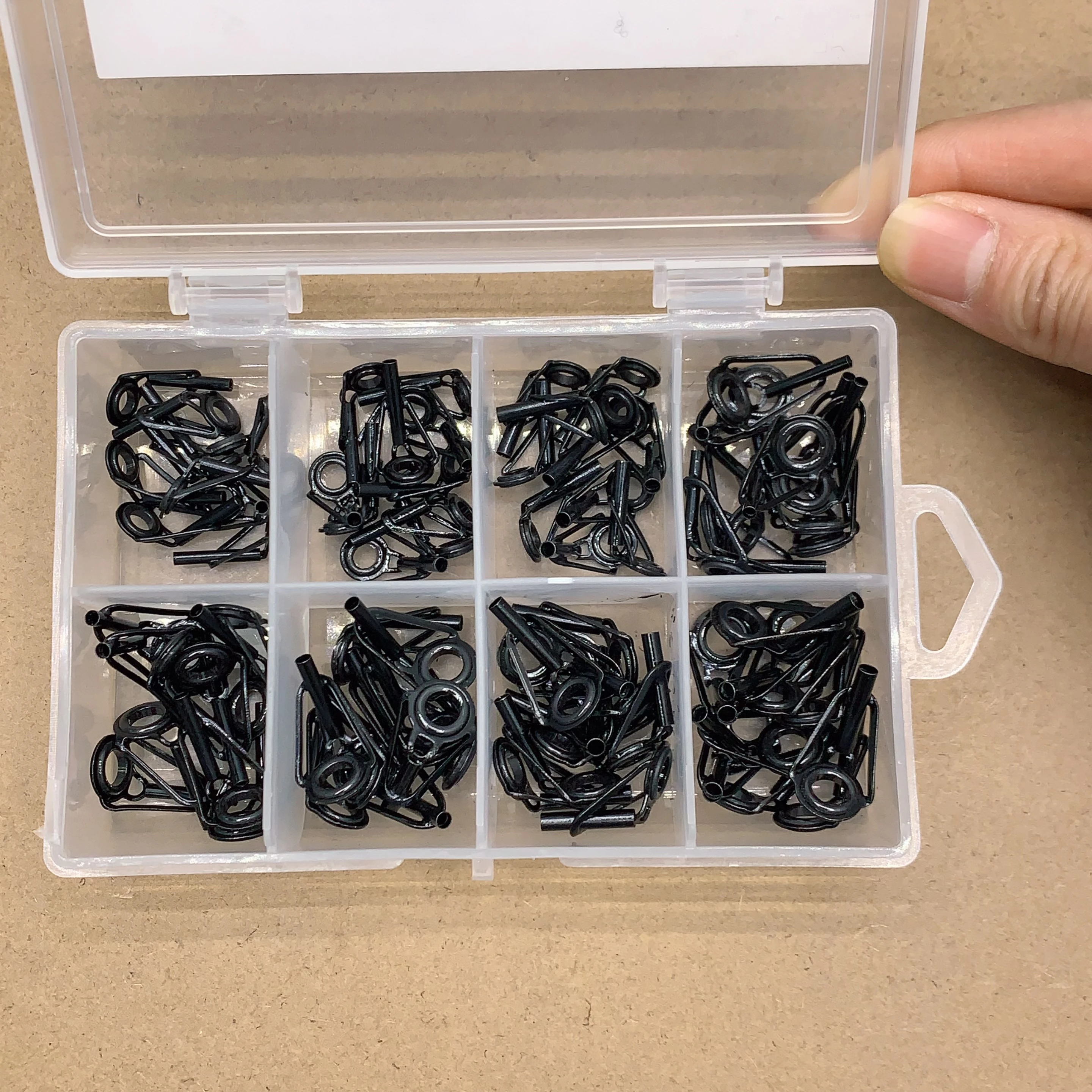 Fishing Rod Tip Guides Repair Kit Stainless Steel Frames Ceramic Ring Spinning Casting Fishing Rod Tackle Accessories