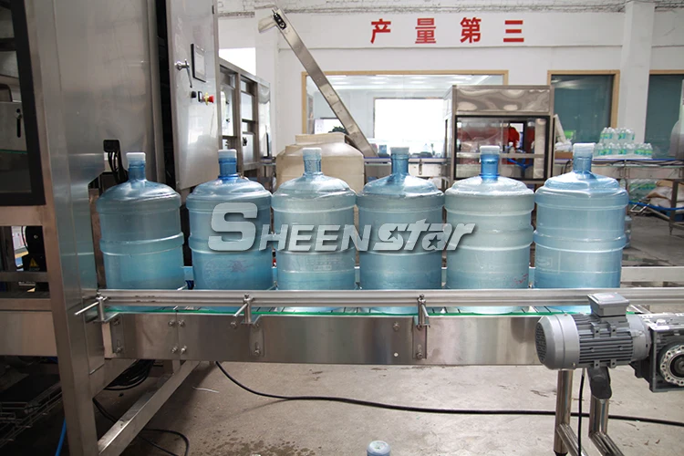 20 liter  5 gallon bottled mineral water pure water filling machine