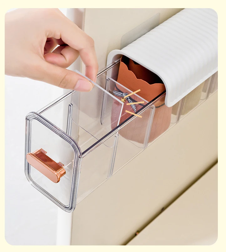 Wall Hanging Underwear Storage Box Household Drawer Type Drawers And Socks Separate Sorting Box