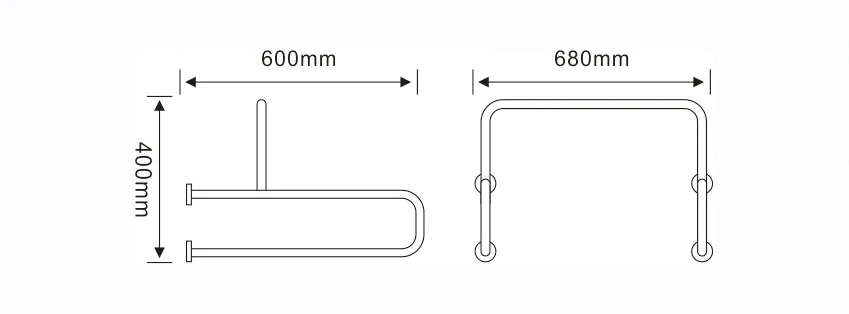 Foshan faoctory plastic nylon elderly bathroom grab bar safety toilet urinal armrest for disabled
