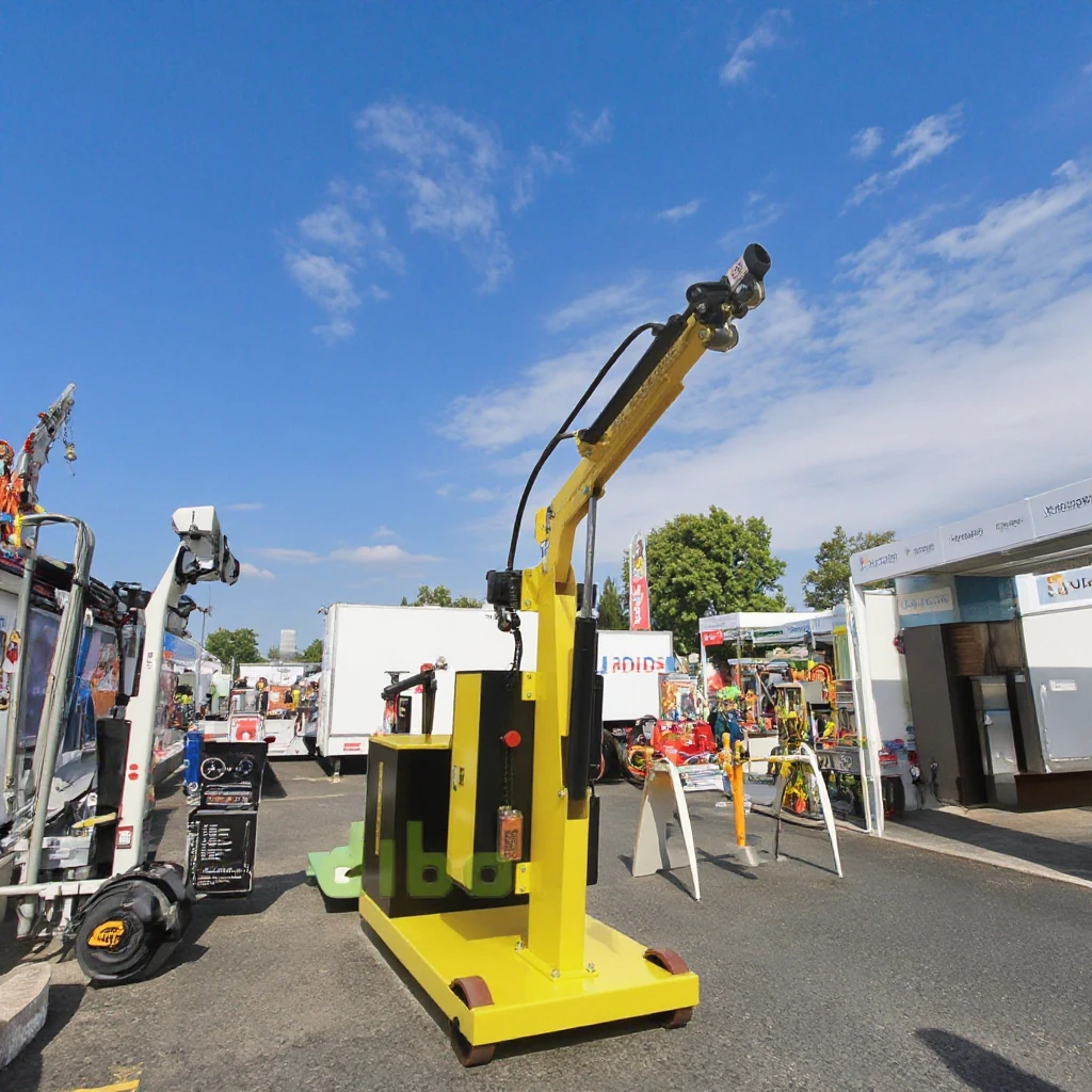 CE Counterbalance Lifting Equipment Remote Control Hydraulic Boom Extension hoist Industrial grade durable counterweight crane