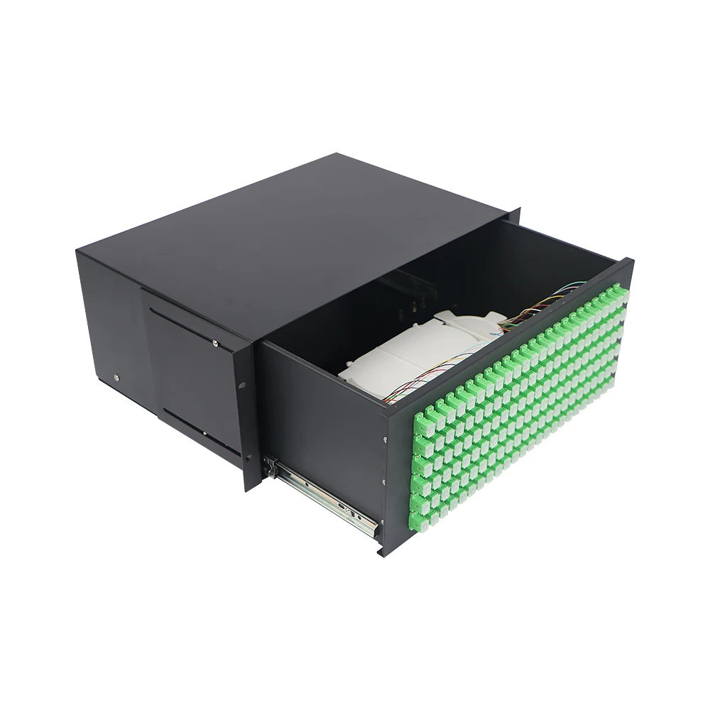 FCST03119 Wall Mounted 144 Ports Optical Fiber Distribution Frame ODF For With Splice Tray And SC LC FC Splitter Adaptor