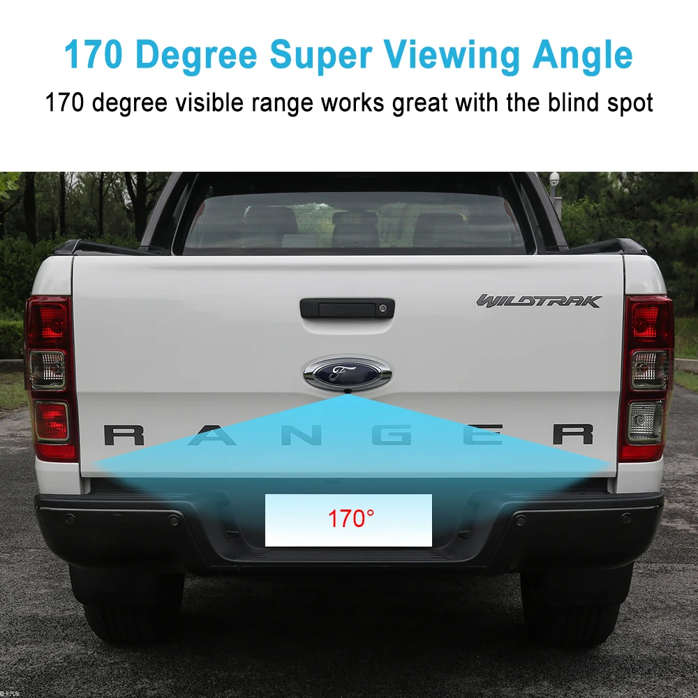 For Ford Ranger Taurus Fusion T8 XLT Edge F150 F250 F350 Car Third Brake Light Camera Rear View Reverse Back Up Parking Camera
