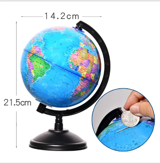  Children award gift high definition world map junior school students and globe wholesale