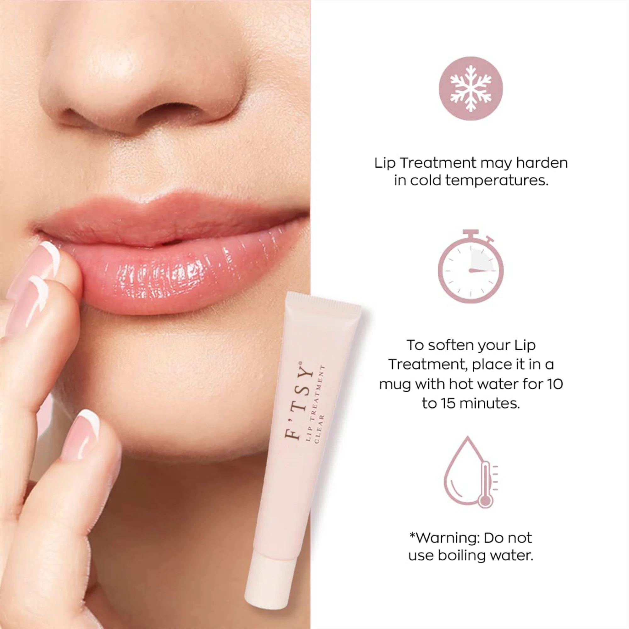 Private Label Vegan SPF Hydrating Lip Treatment Moisturizer Natural Nourishing Grapeseed Oil Mint Shea Butter Clear Lip Balm