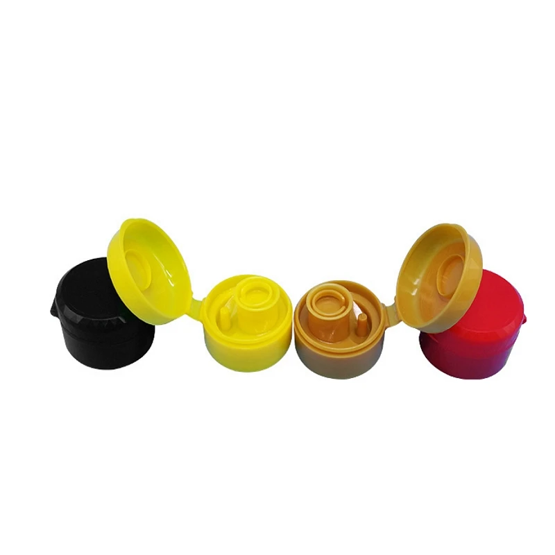 39 caliber diamond pattern plastic cap edible oil bottle cap residue-free anti-theft plastic bottle cap