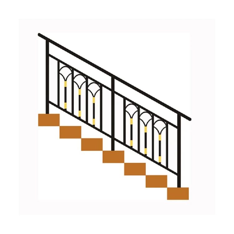 Professional Factory Designs In Stairs Pillars Iron Stair Railing