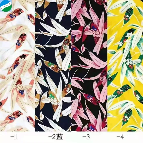 Современный дизайн ткани tela 100% вискоза запас цветочный принт Мягкая для одежды