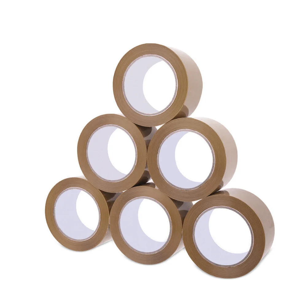 Wholesale High Quality Custom Size  bopp brown 38mic-75mic  Carton box Packaging Acrylic tape  lakban