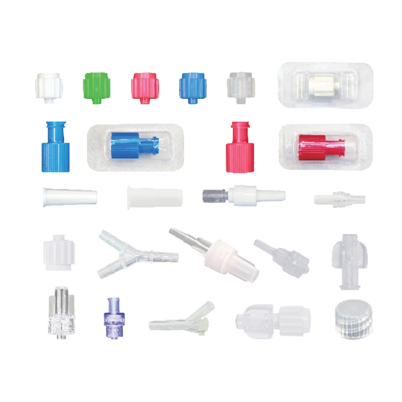 Iv Set Medical Consumables Product Accessories Parts Of Iv Infusion Set Disposable Plastic Fittings