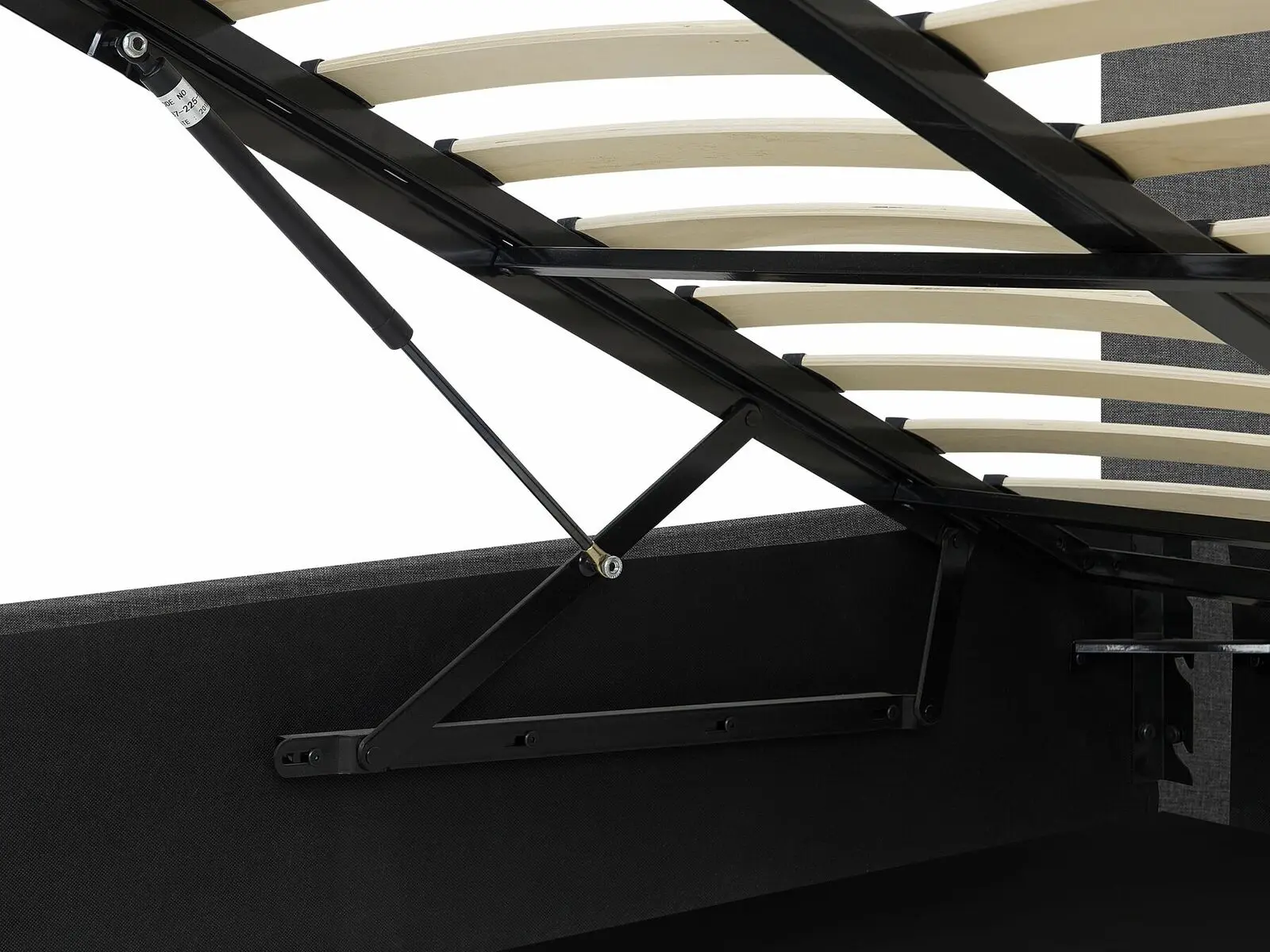 Foshan manufacturer twin size knock down metal folding foundation platform storage lift up bed frame