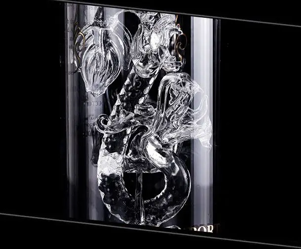 1800ML Rum,Bourbon,Vodka,Tequila  Dragon Bottle  Fancy Glass Wine Bottles   Handcraft Borosilicate Glass Glass Liquor Bottle