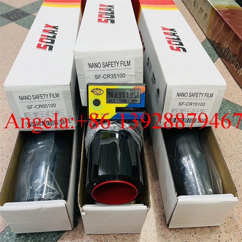 Explosion Proof Safety Car Window Film SF-CR15100 Black 15% Vlt 4Mil Heat Reject 96% 1.52*30M Car/Building Window Glass 3M Film