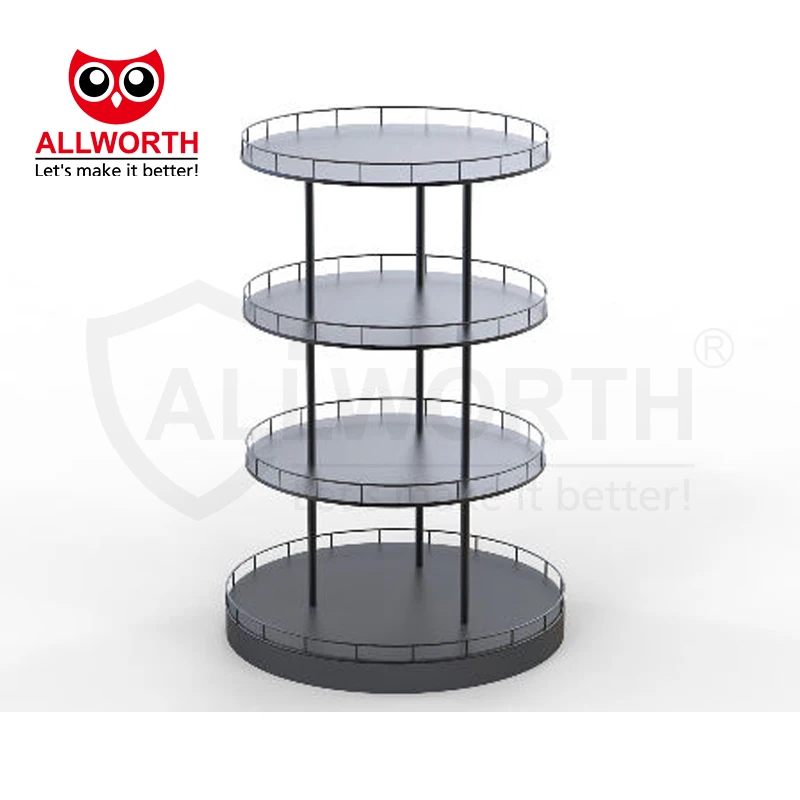 Retail Display Stand Movable Shop floor spinner display rack sock display rack