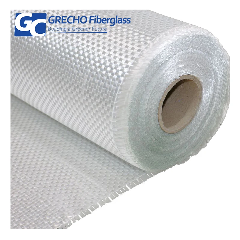 GRECHO 200GSM 400GSM 600GSM C Glass Fiber Fiberglass Roll Woven Roving Cloth For Automotive Parts