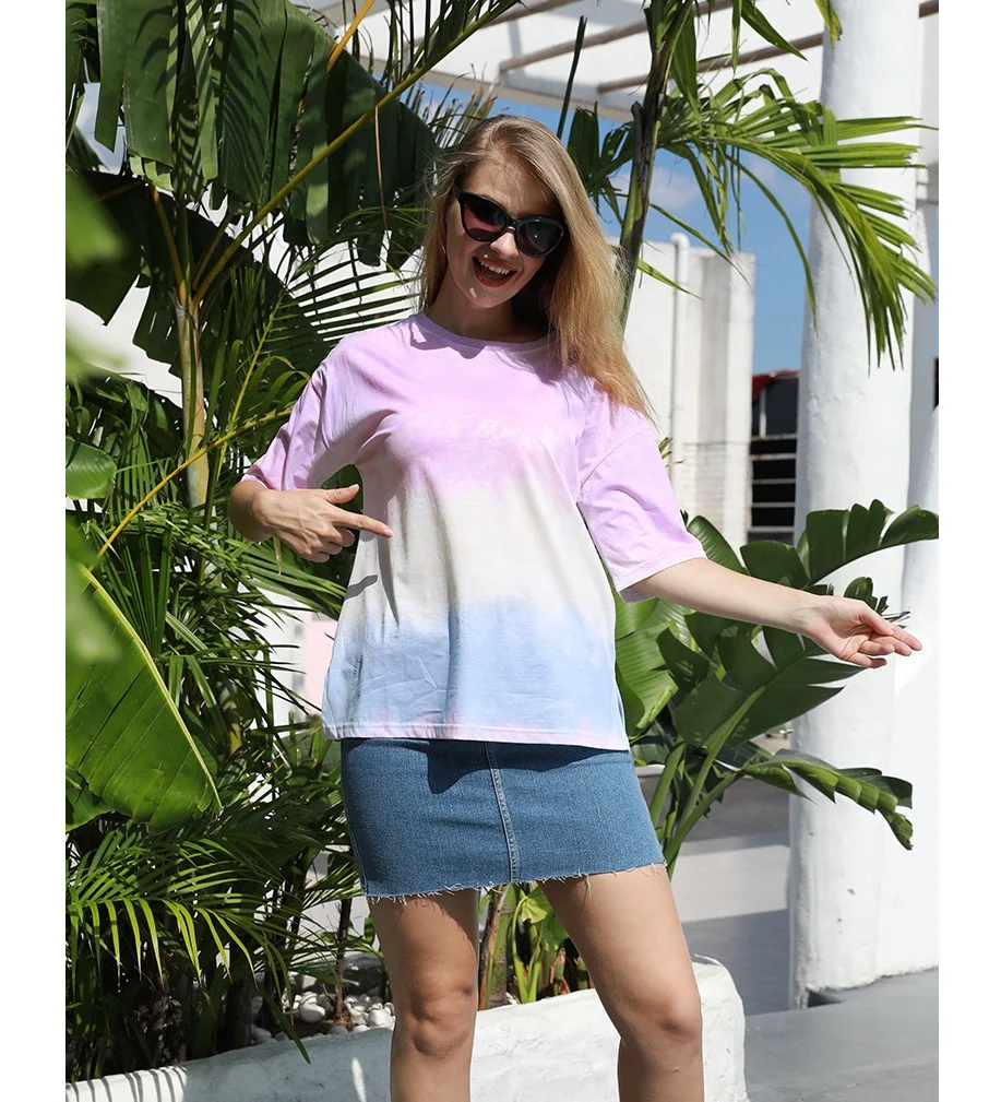 New Technique Thermochromic Fabric Temperature Color Changed Women Sensitive Clothing Female Shirt Changing Colors Summer Tshirt