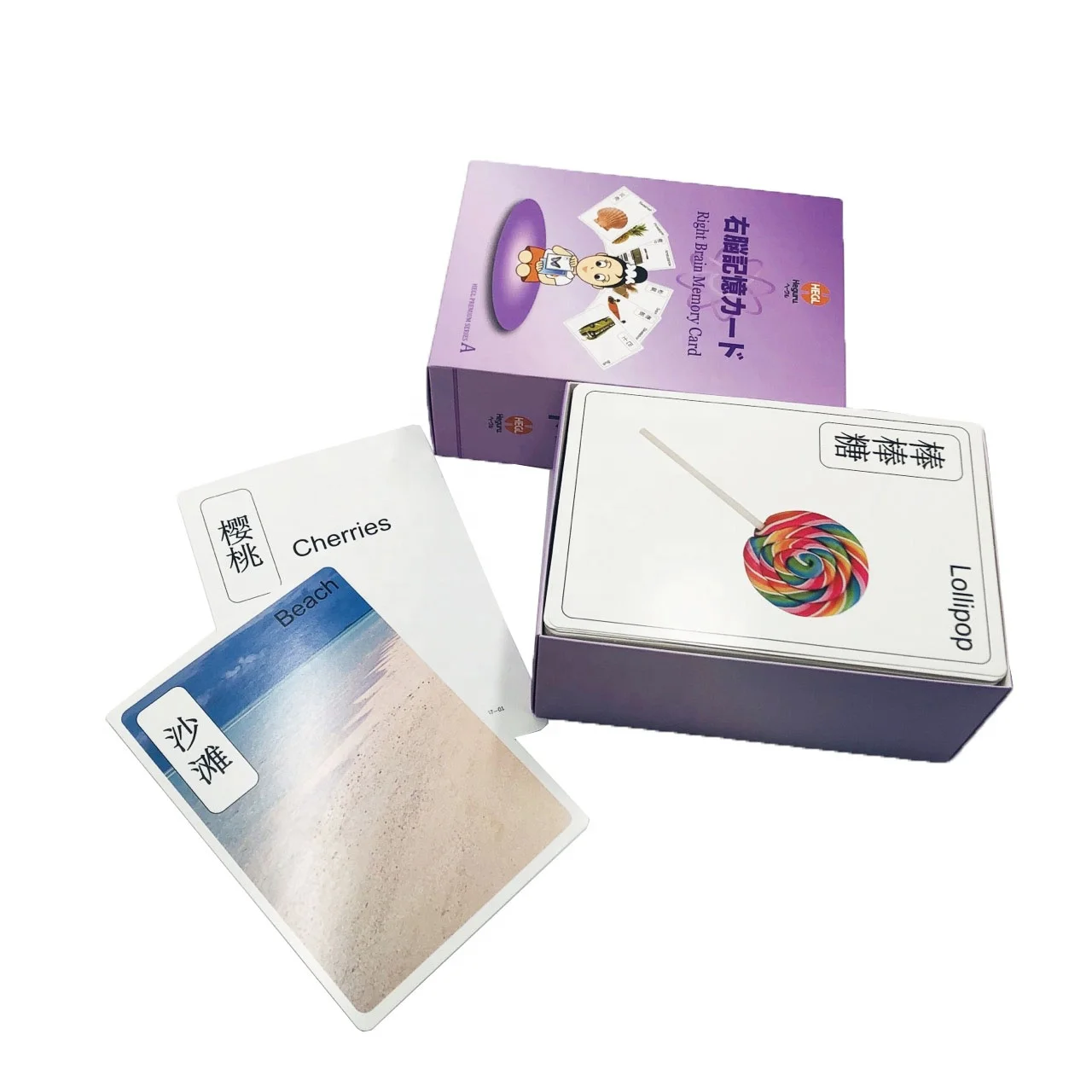 Wholesale Custom English Learning Memory Card Early Educational Toys For Children Game Card Kids Flash Cards
