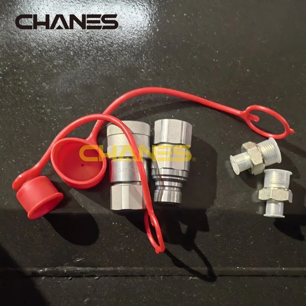 Mini Skid Steer Loader Quick coupling replacement Hydraulic Quick Coupler AUX Circuit Fittings Construction Machinery Parts