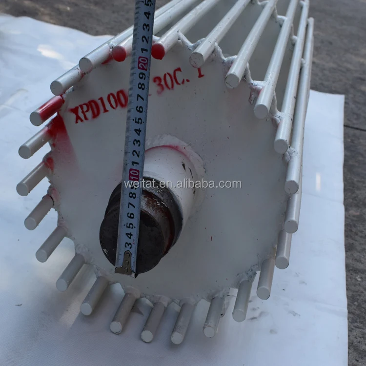 Head/tail reinforced drum of inclined belt conveyor changed direction to drum for engineering machinery equipment
