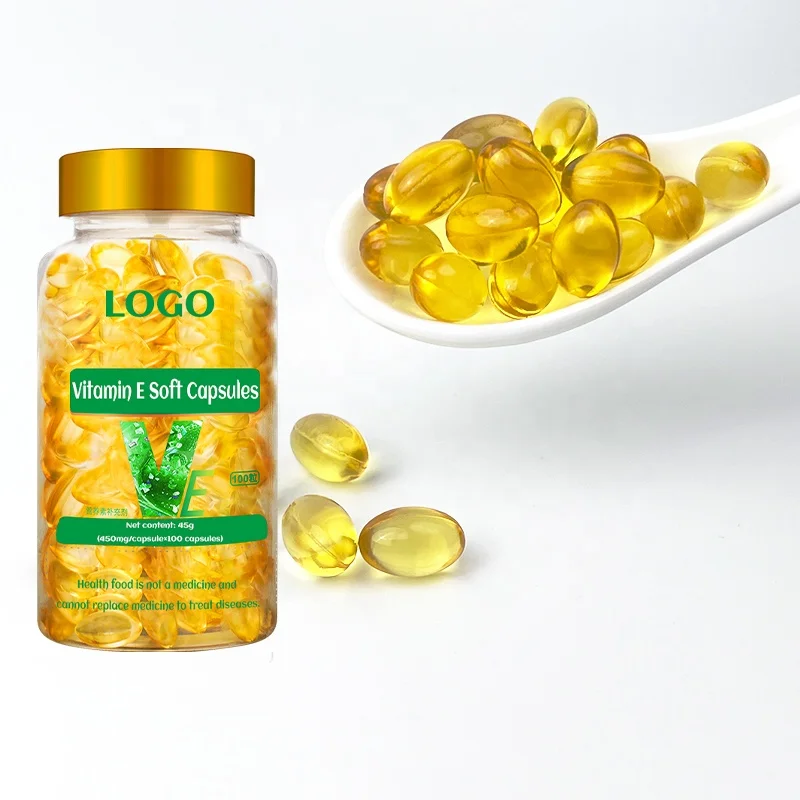 Wholesale Private Label improve fertility Healthcare Supplements Vitamin E oil Softgel Natural Tocopherol Soft Capsule