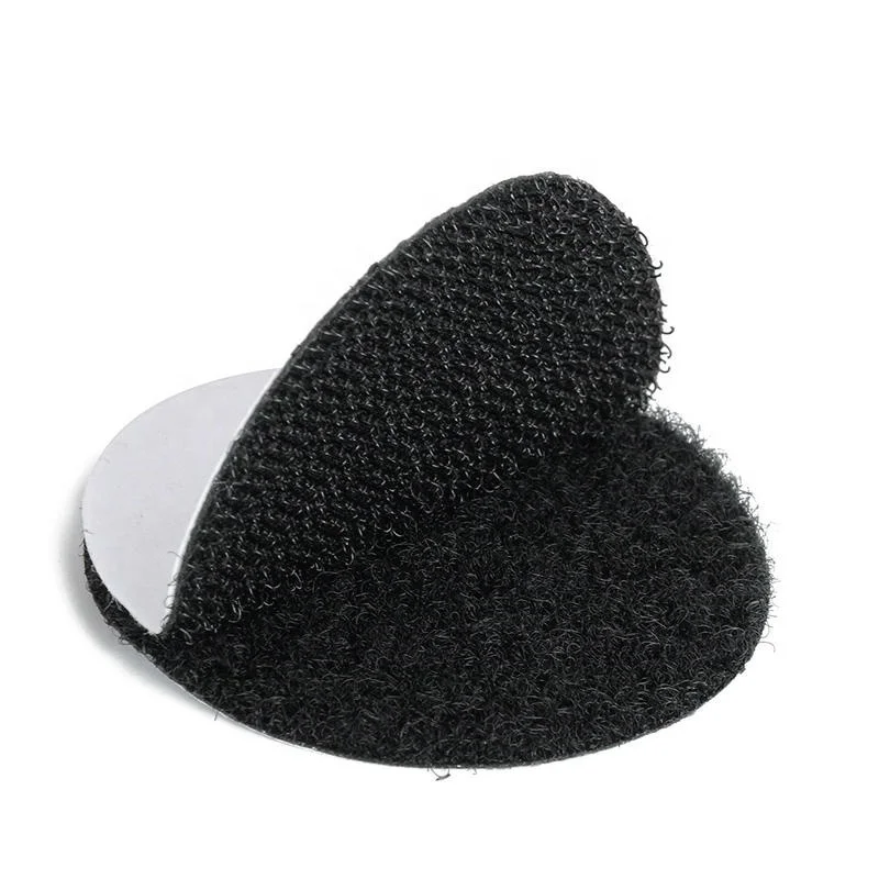 Nylon 1 inch  adhesive hook and loop dots  hook loop with glue for school  DIY