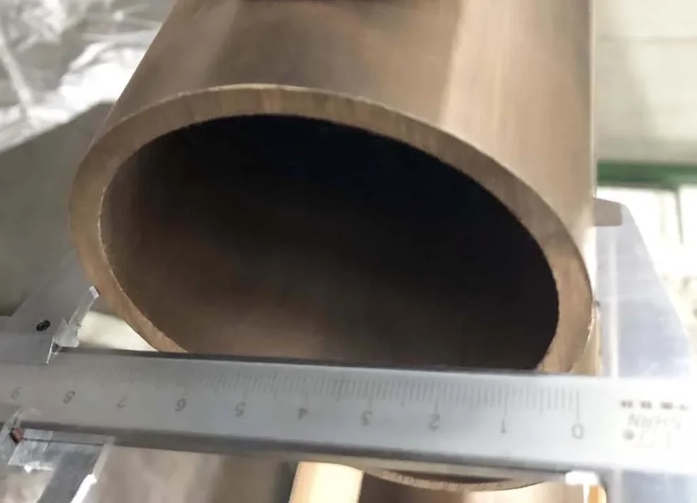 Высокое качество ASTM B466 стандарт UNS C70600 бесшовные сварные трубы из сплава  коррозионностойкие стальные трубы