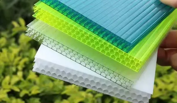 Polycarbon Polycarbonate Production Line House Twin Wall Sheet for Green Corrugated CN;JIA Modern Hotel More Than 5 Years / gree