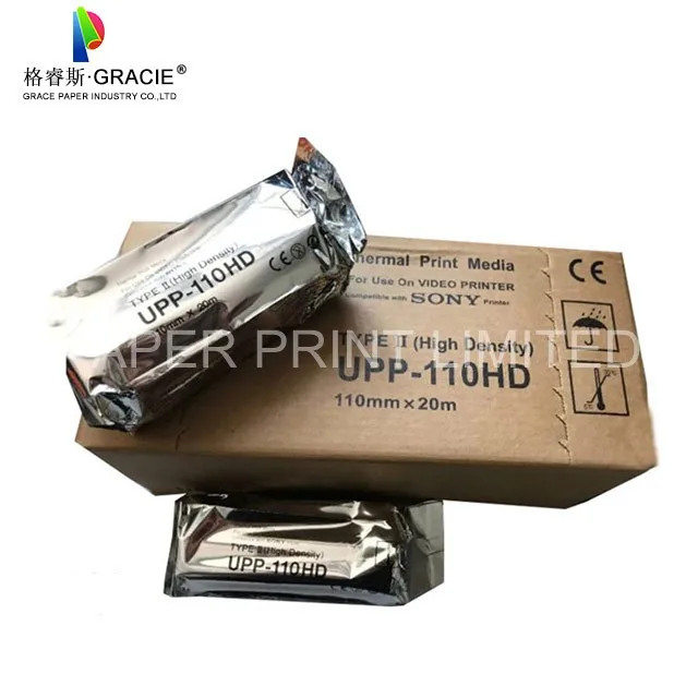 Medical Thermal Printing Paper Roll UPP-110HD Ultrasound Paper For Sony printer