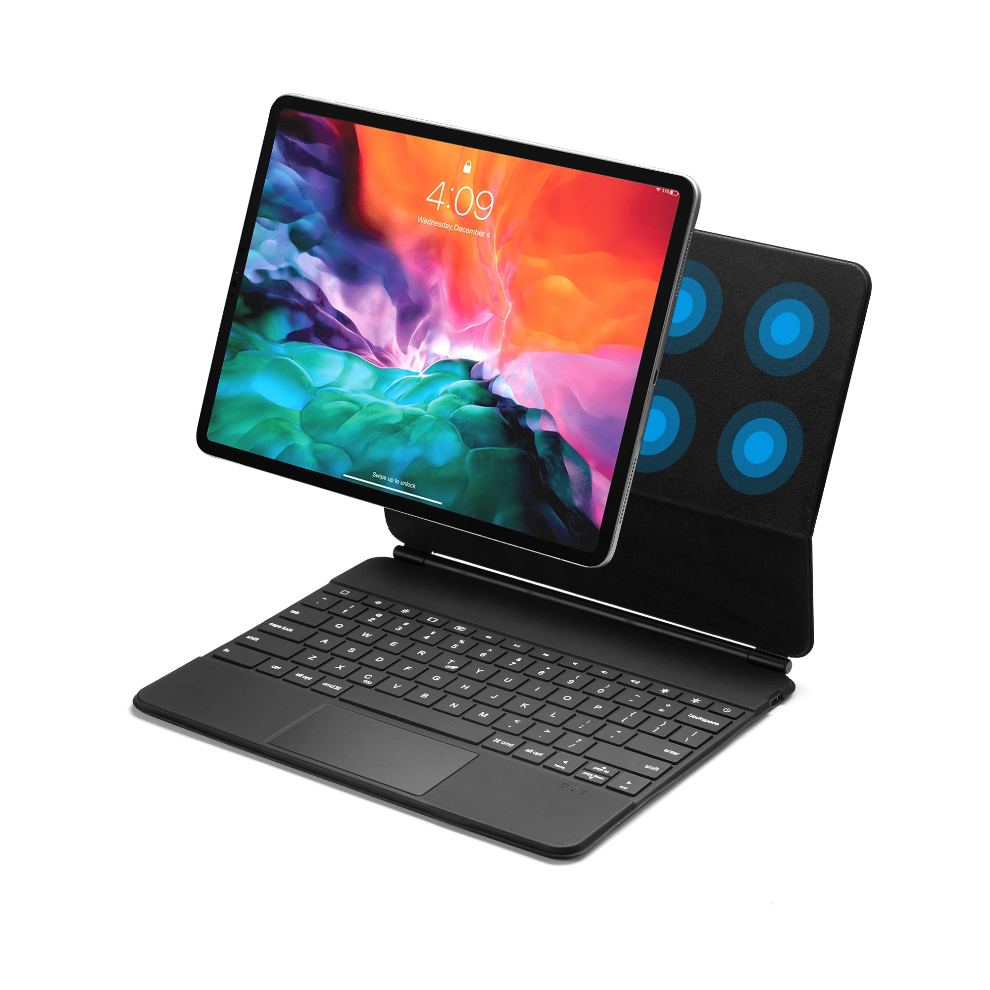 Floating Magic Wireless Keyboard 12.9 Tablet Holder Case for iPad Pro 10.9/11 2021 2020