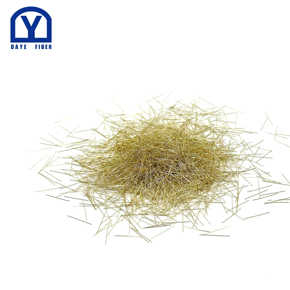 0.2*13mm Copper-coated Steel Fibers for Concrete Apartment UHPC Anti-crack Copper Coated Micro Steel Fiber Price