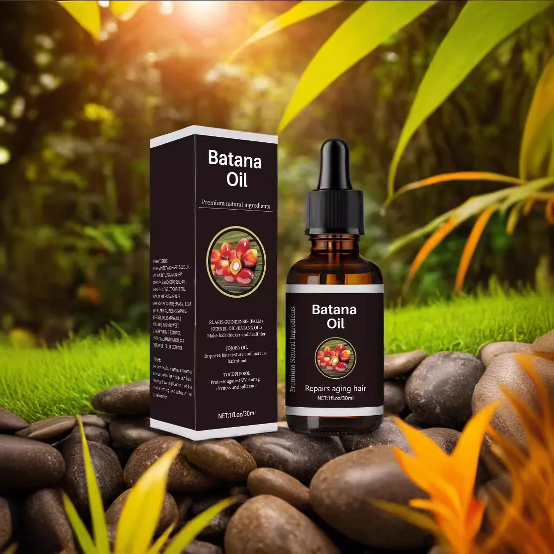 Органическое масло батана против выпадения волос способствует росту оптом частная марка оптовая продажа ремонт поврежденных жожоба