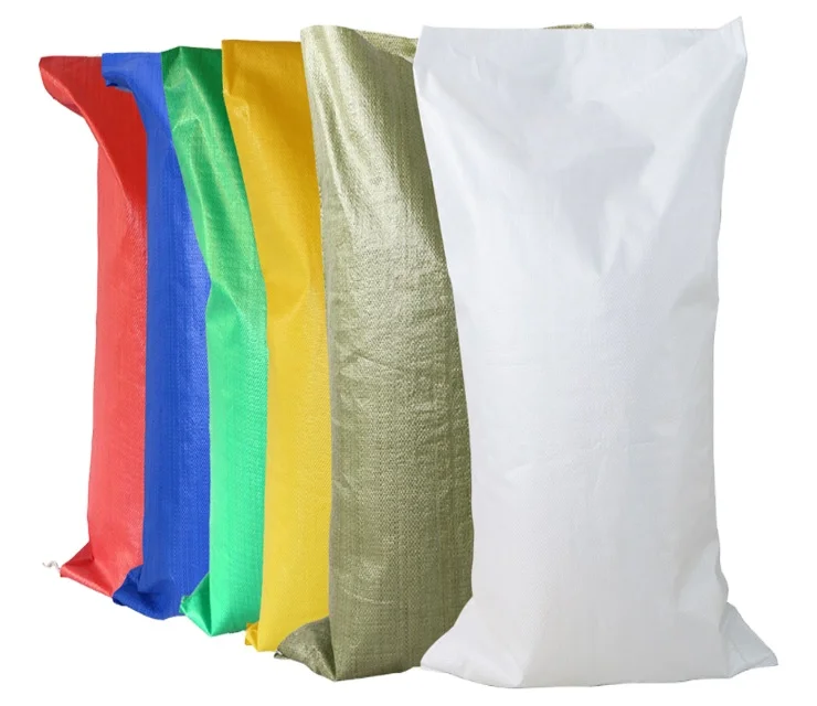 China 25kg 50kg pp woven bag packing for grain, rice and flour