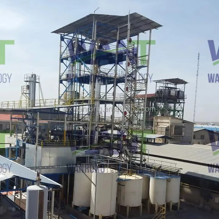 30 Tons Waste Lube Waste Engine Oil/used Motor Oil Recycling Distillation Refinery Equipment for Diesel/base Oil Machine