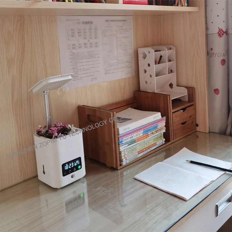 
Creative mini smart garden with Led Light for plants indoor Smart garden greenhouses hydroponics growing system desk flower pots 