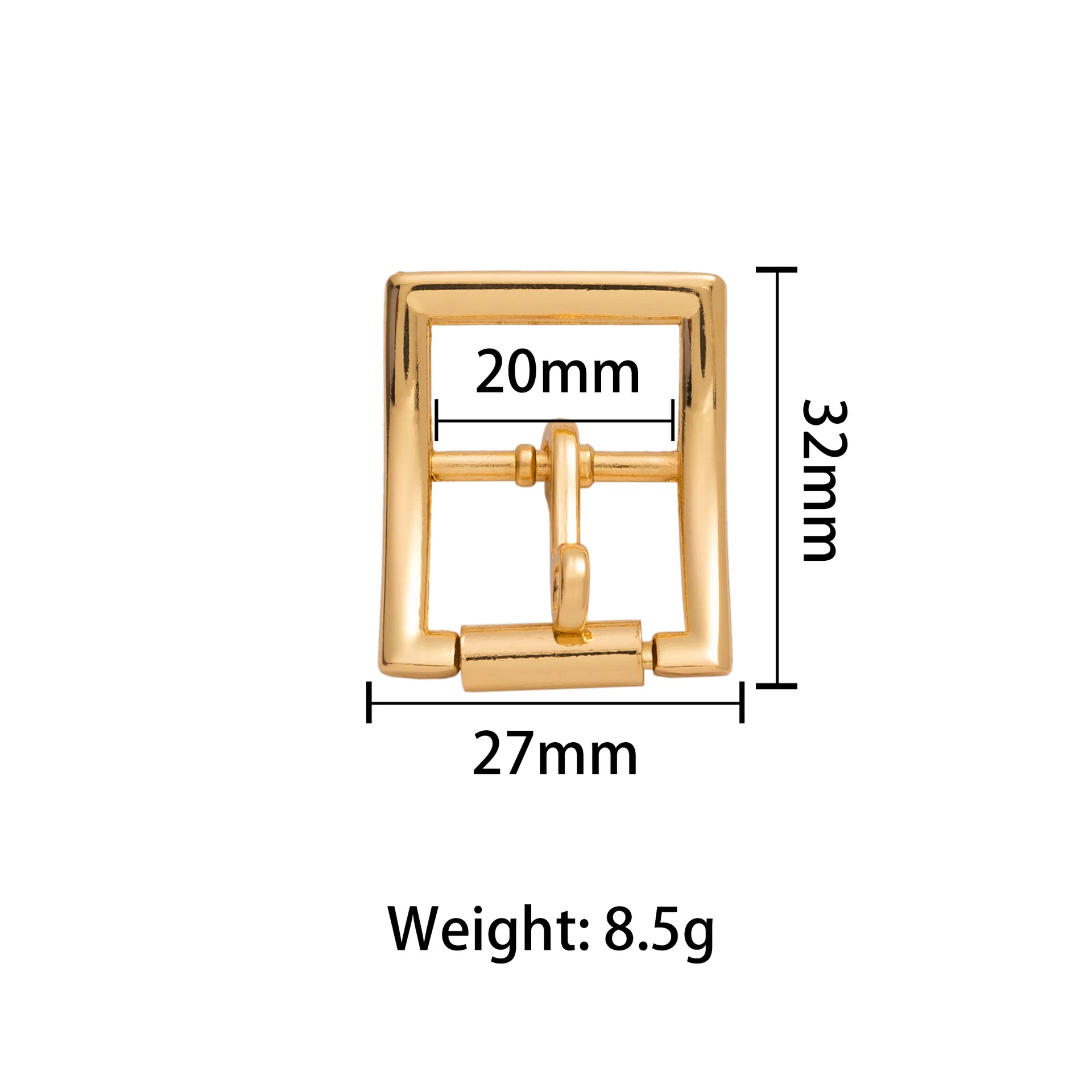 Wholesale Adjustable Pin buckle Decorative Durable Belt buckle for Garment Handbag Webbing