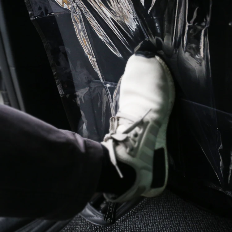 Wholesale transparent car accessories cover child foot pad car rear seat protector