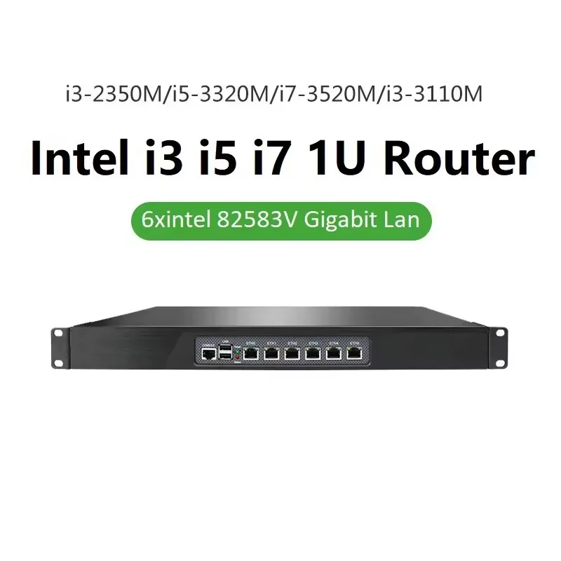1U Rack Server Firewall Router Pfsense All In One HTPC Cele ronJ4125 Pen tium N5105 Industrial Computer Multi Industrial Mini PC
