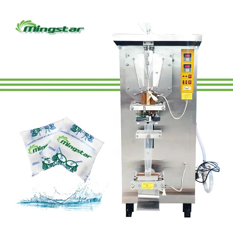 Pure water sachet form fill seal packing machine water sachet roll machine water sachet filling and pack machinery