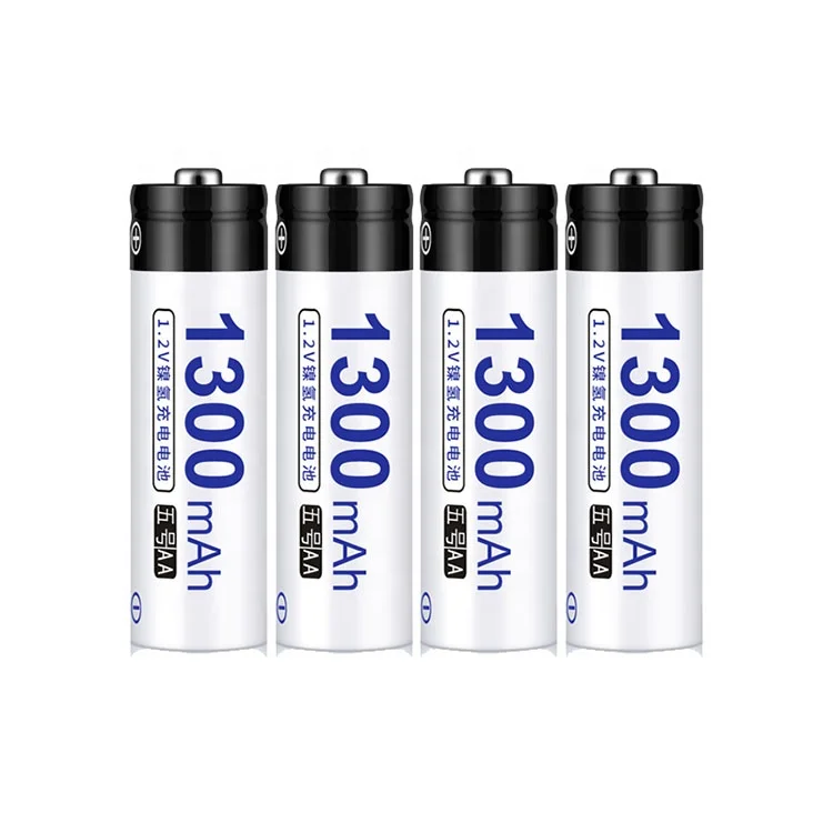 Китайская заводская цена, перезаряжаемые батареи 1,2 в 1300 мАч aa ni mh для электрических игрушек