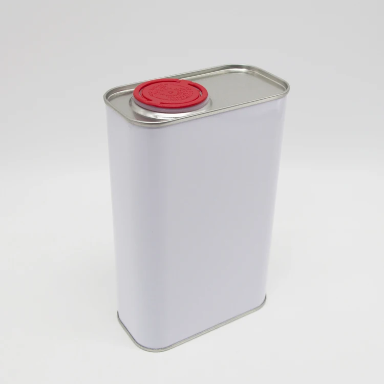 Оптовая продажа квадратные банки для моторного масла 1L 1.2L пустая металлическая жестяная банка химического