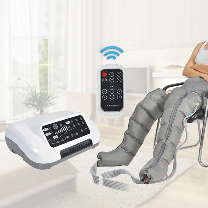 6-Cavity Air Compression Massager Leg Foot Circulation Pressotherapy Back Stretching Pain Relief Relaxation Massage Products