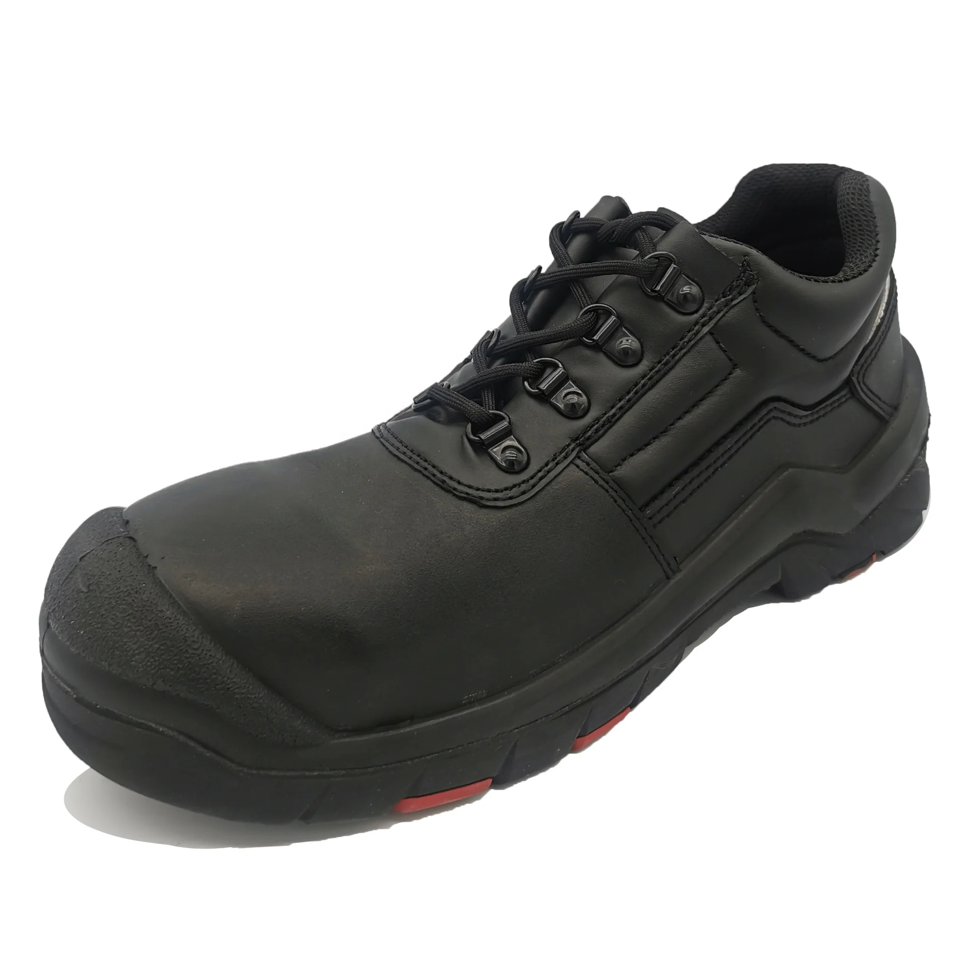 professional leather steel toe safety shoes oil resistant sole safety boots