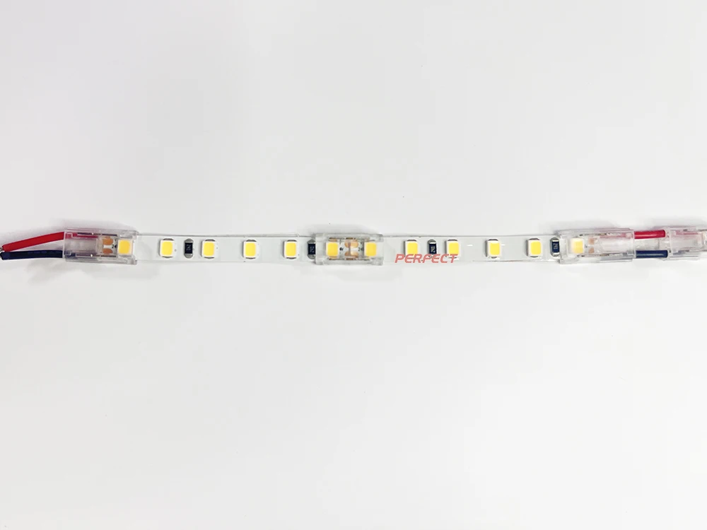 Тест-полоски для провода SMD5050 SMD2835 разъем Беспрерывное пайки светодиодные ленты Разъем Светодиодные