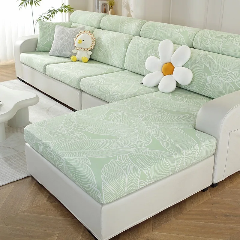Sofa cover ice silk summer sofa cover hat universal all inclusive elastic anti slip