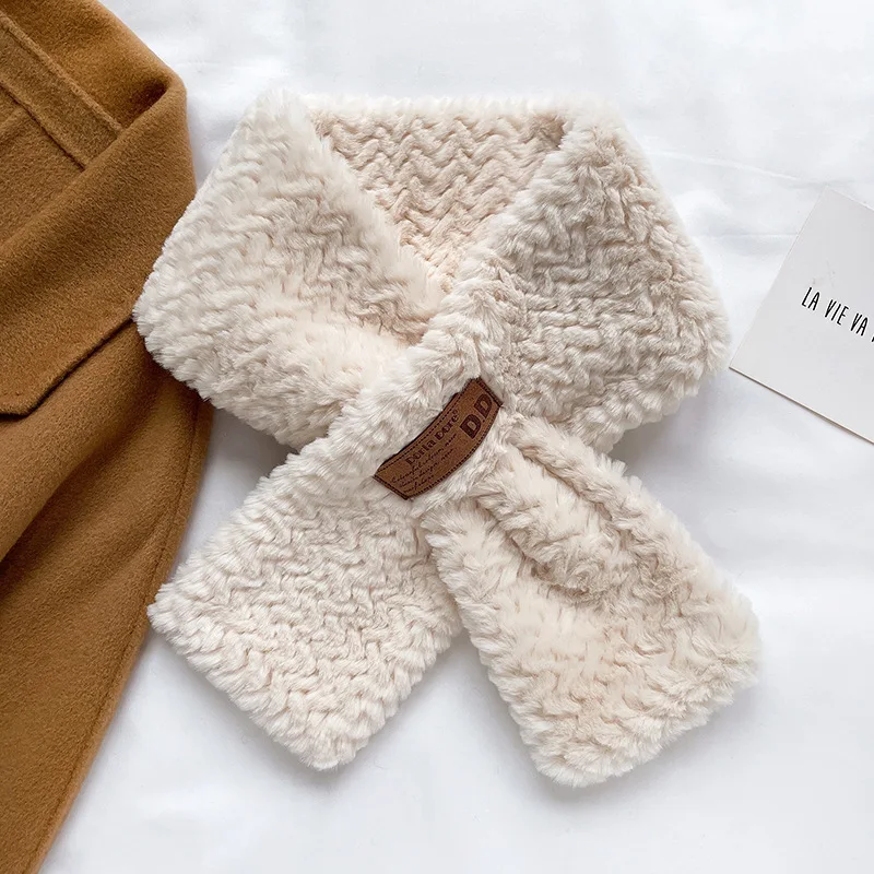 Faux Rabbit Fur Winter Warm Soft Neck Scarf