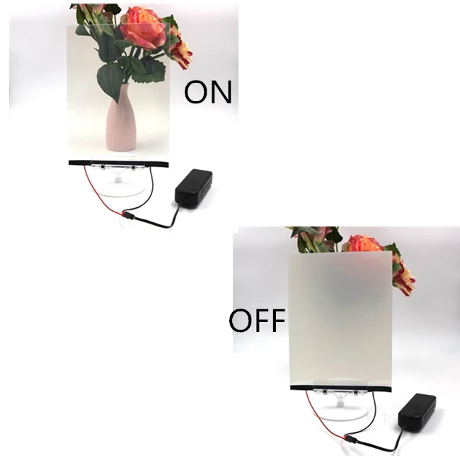 Tint Color Self-adhesive Switchable Smart PDLC Decoration Film for Privacy Window Glass of Bathroom/Hotel/Office/Building Glass