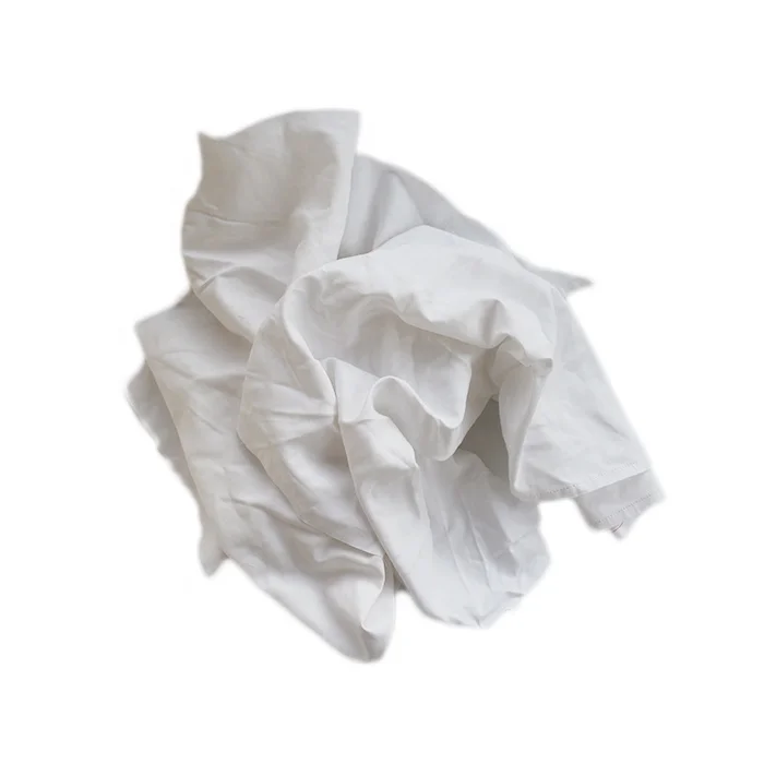 10kg bed sheets White cotton cut wiping rags bales of rags