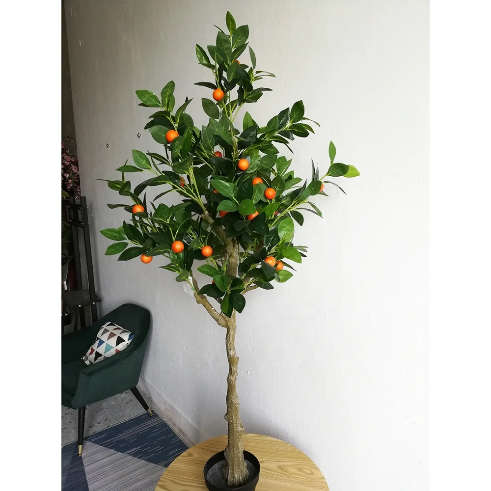 New design artificial lemon tree olive tree fake fruit tree