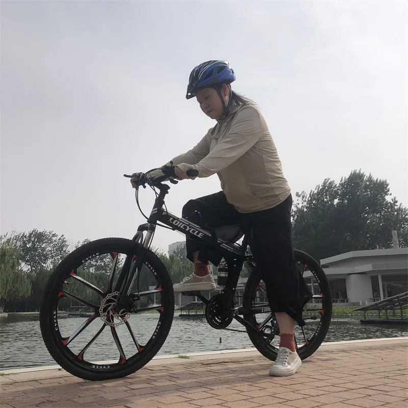 Eco-friendly Factory 26 Folding Mountain Bike 21 Speed bicycle For Man women