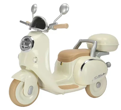 Kids Motorcycle Ride On Toy 6V With Remote Control For 3-8 Years Baby Drive With Big Battery